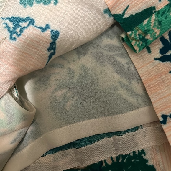 Anthropologie Elevenses Skort Tropical Pattern - Picture 6 of 9